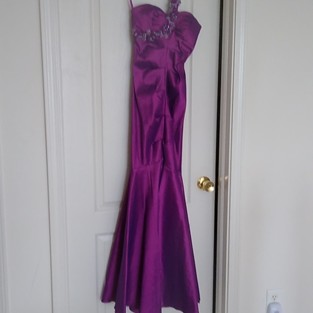Cache Prom Dress Purple Size 6